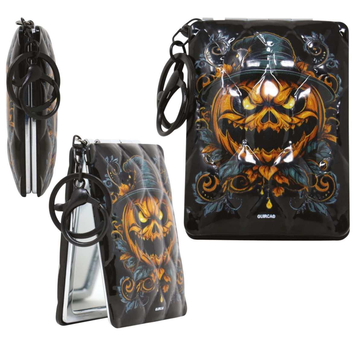 Portachiavi con specchio zucca halloween