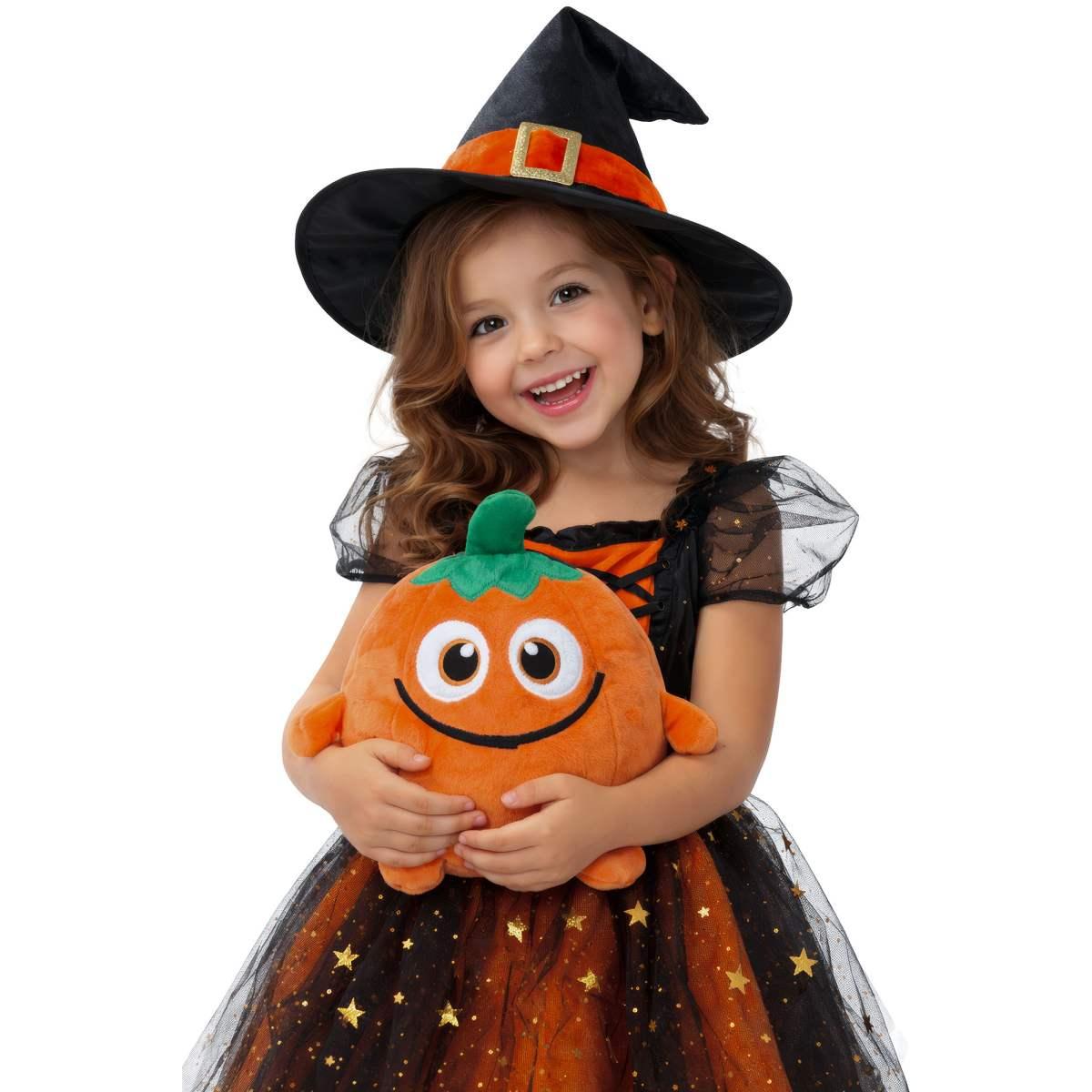 Pupazzo peluche zucca 24 cm