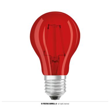 Lampadina e27 led rossa modello 5W