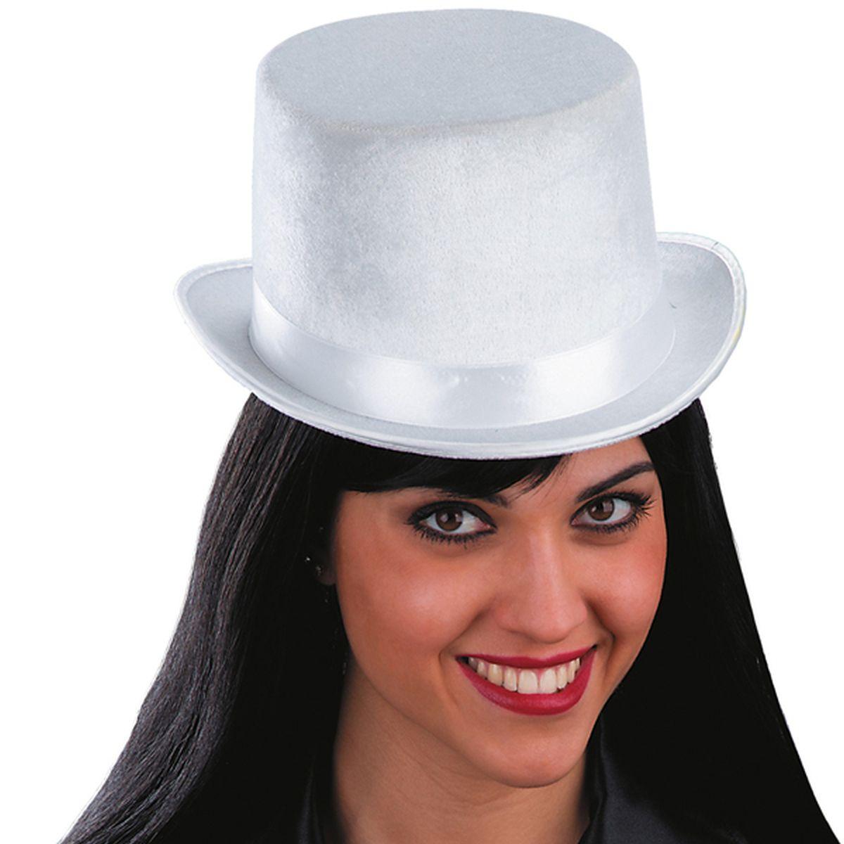 Cappello Cilindro Bianco |Carnival Toys