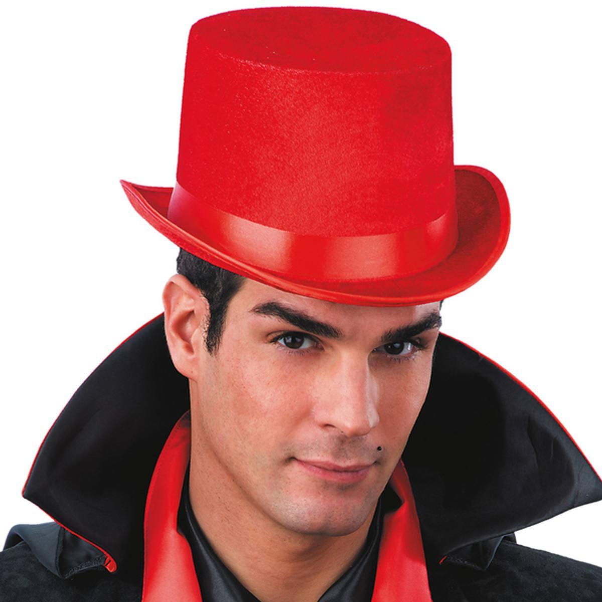 Cappello Cilindro Rosso |Carnival Toys
