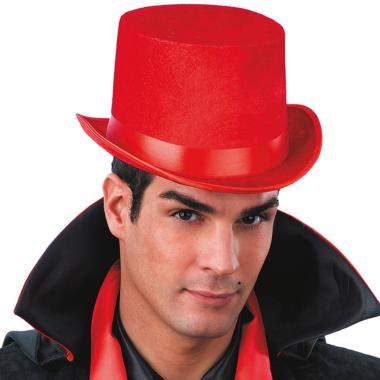 Cappello Cilindro Rosso |Carnival Toys