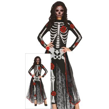Costume scheletro messicano catrina |Donna
