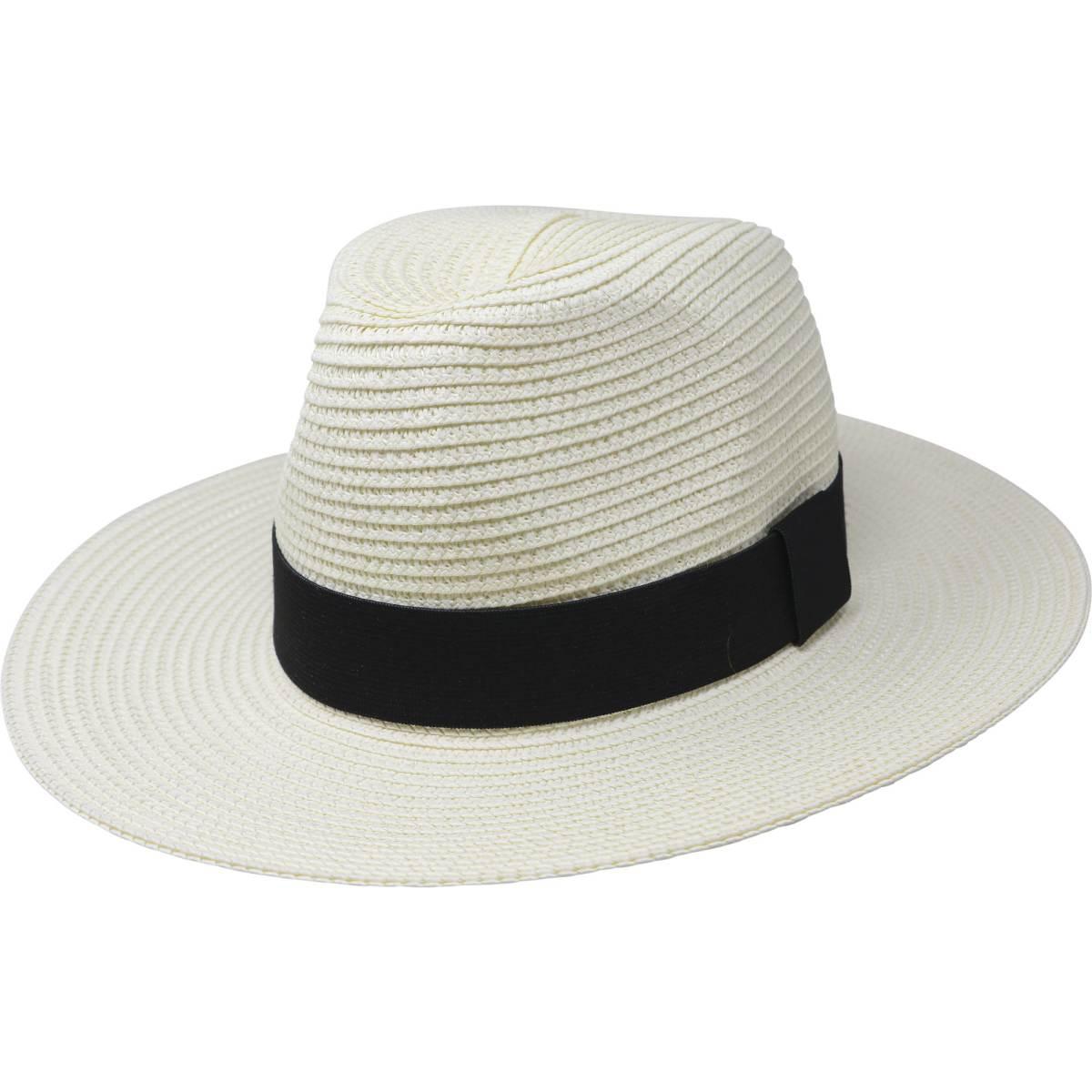 Cappello paglia con nastro nero alta qualità