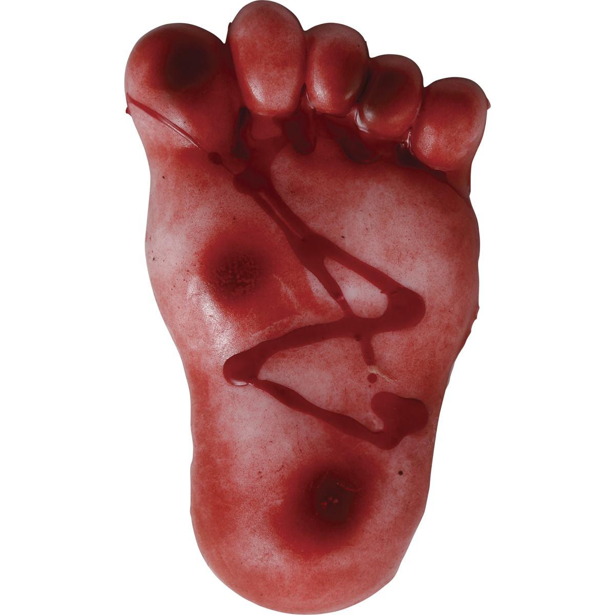 Piede insanguinato antistress schiacciabile