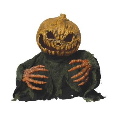 Zucca halloween luci suoni movimento 50 cm
