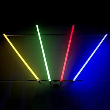 Luce a tubo LED di colore rosso
