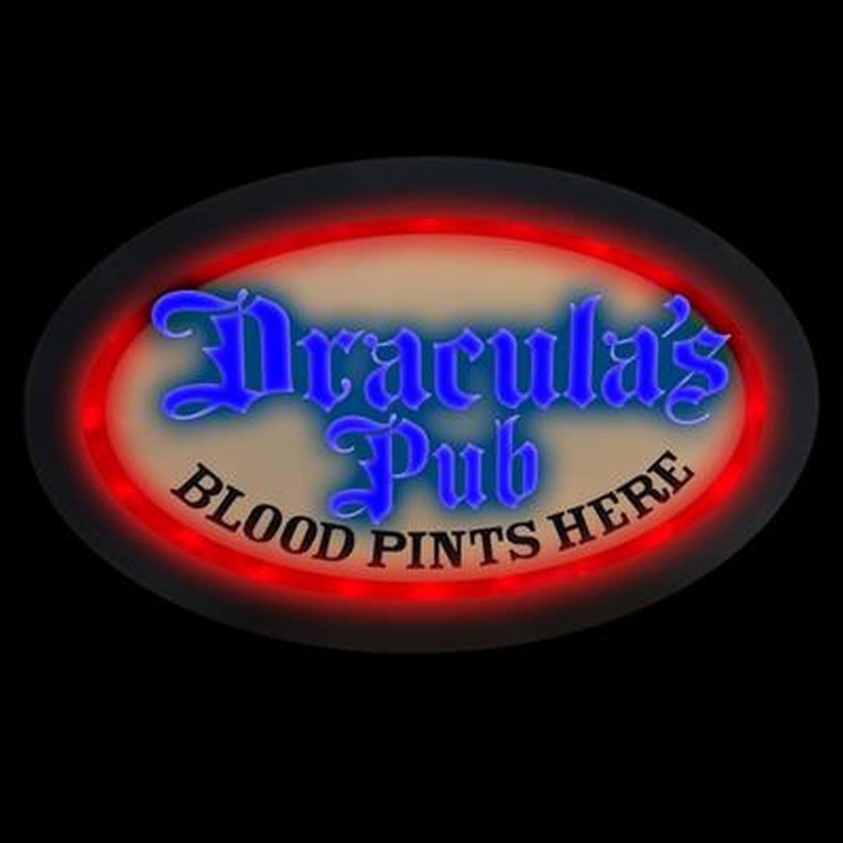 Insegna neon Dracula's Pub