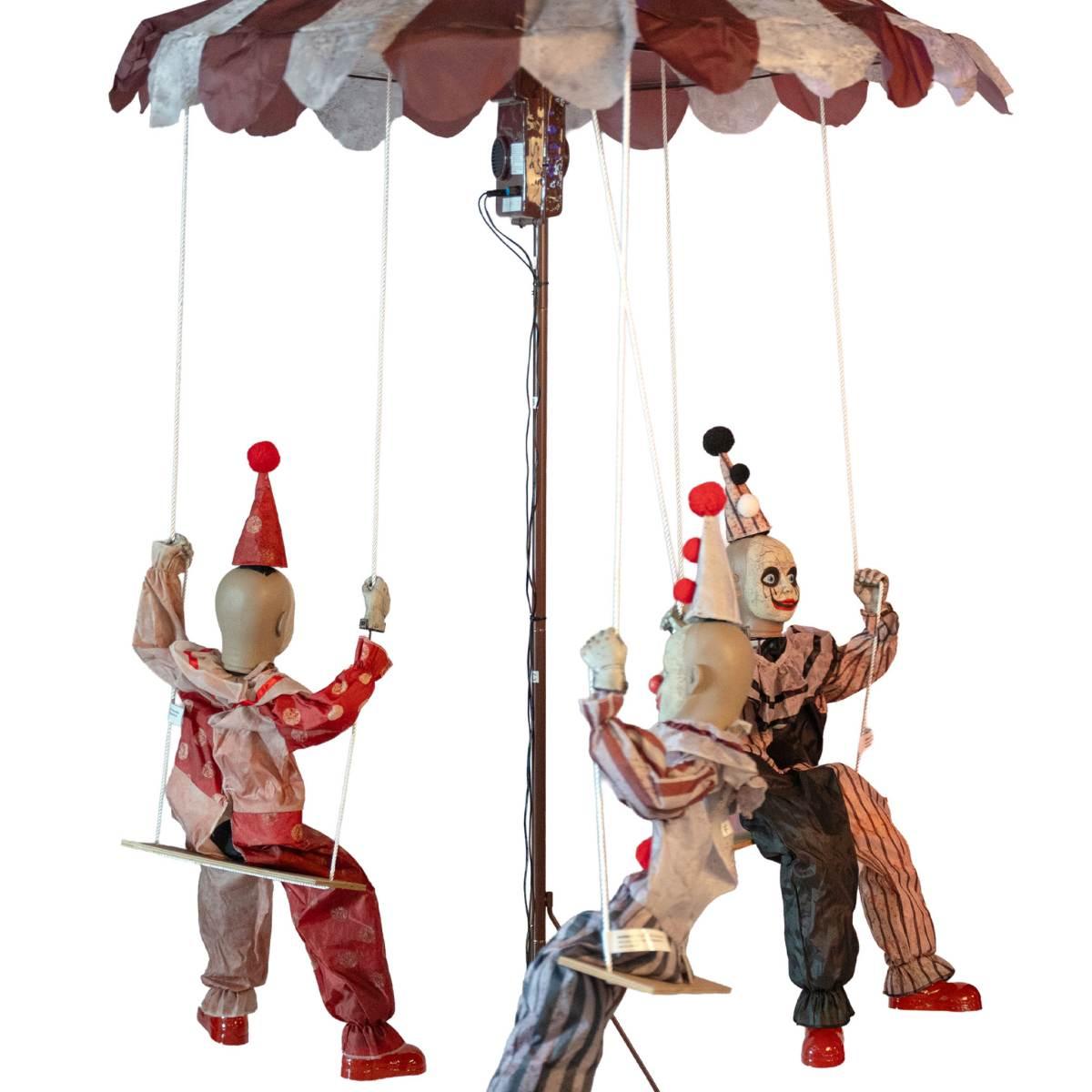 Giostra animatronica con 3 clown 220 cm