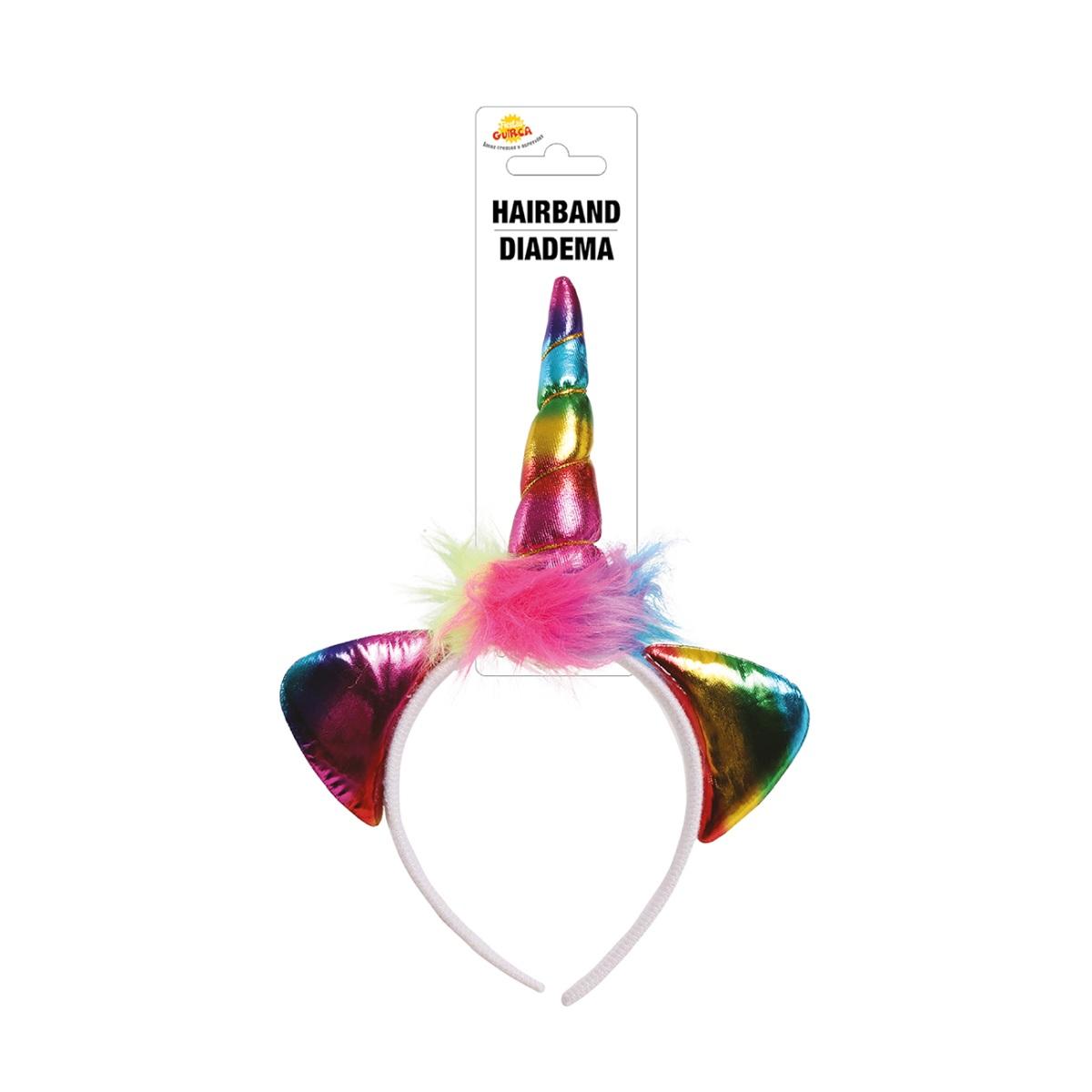 Cerchietto unicorno multicolor