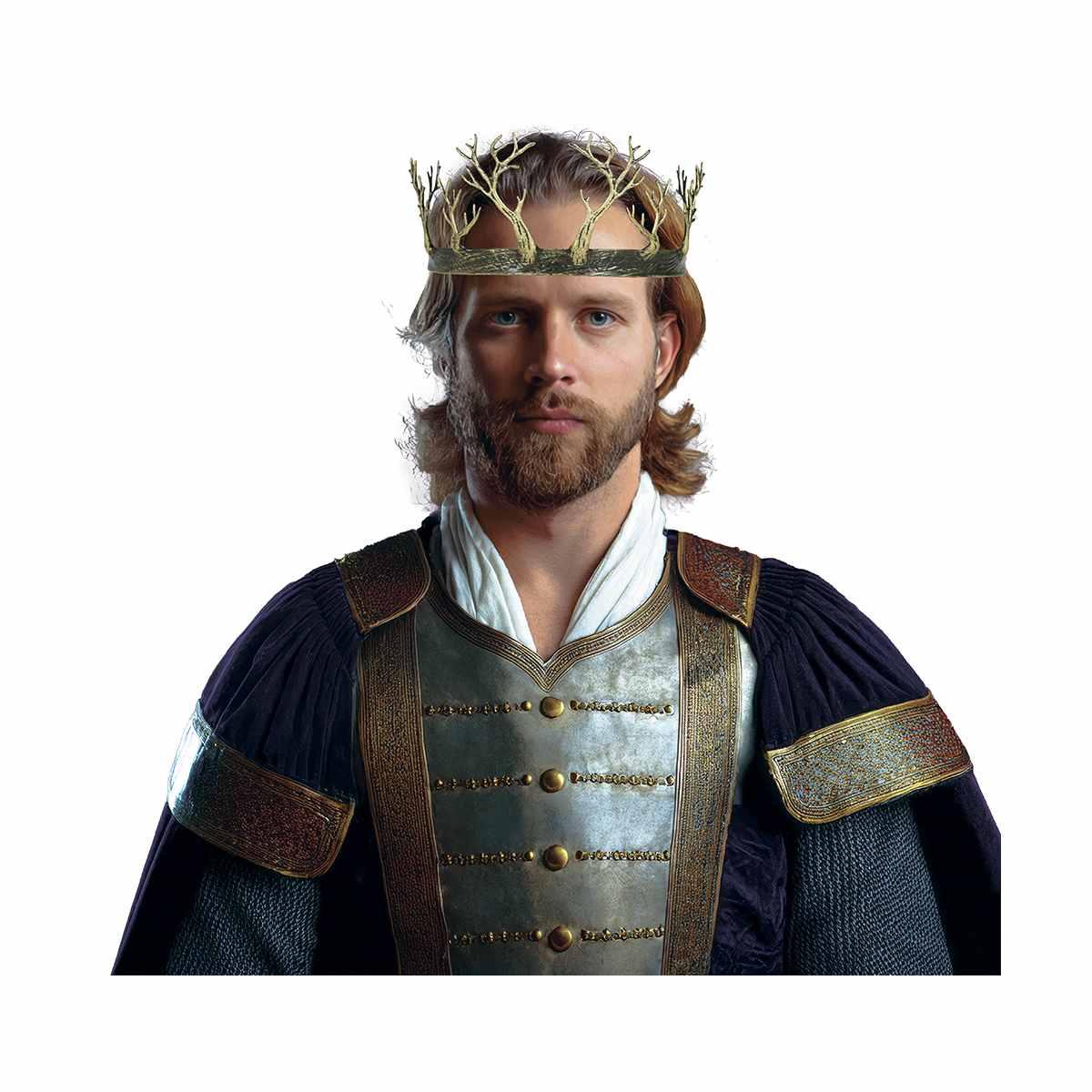 Corona medievale pvc oro