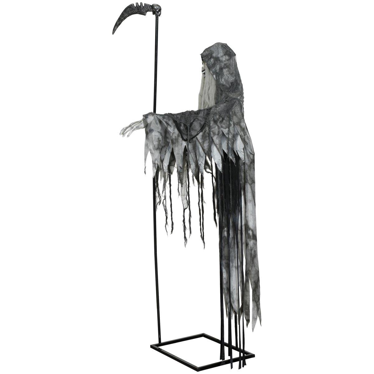 Scheletro volante con falce luce suono movimento 205 cm |Guir_565
