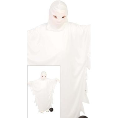 Costume fantasma bianco tunica cappuccio |Bambino