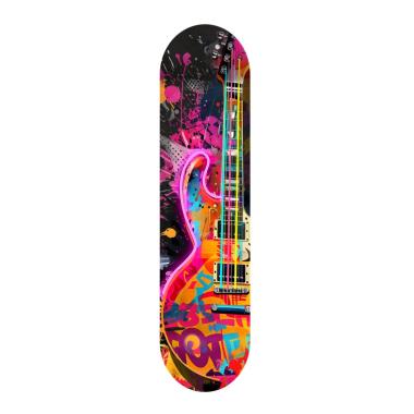 Quadro Skate LED guitar 20 x 80 cm Lamart