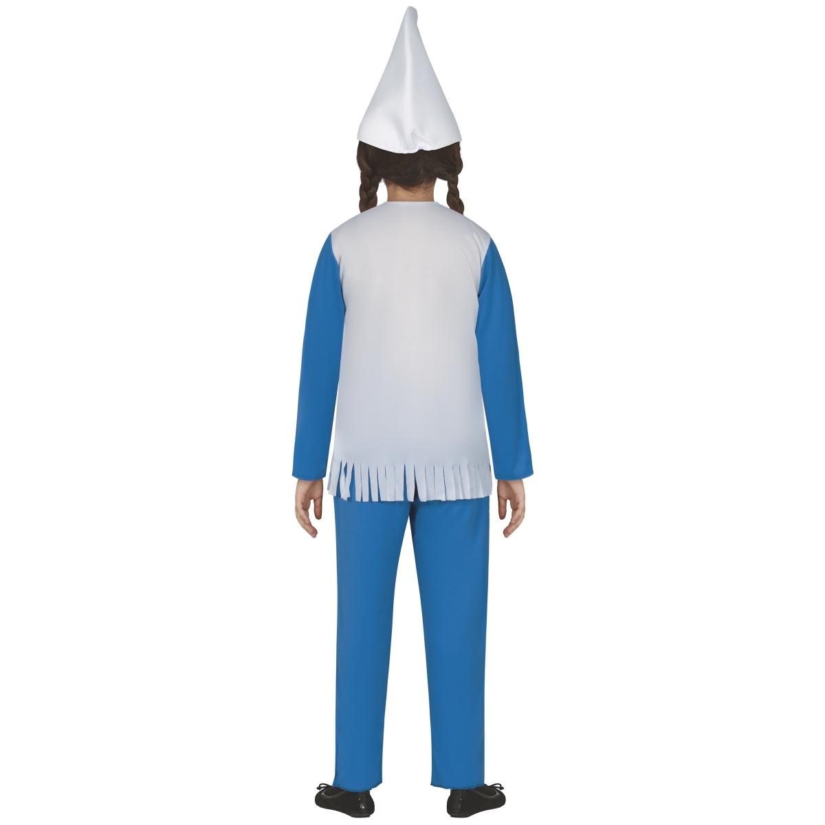 Costume nana puffo blu Bambina