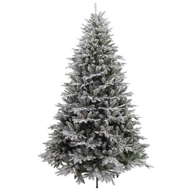 Albero 180 cm Natale verde karitè con luci LED