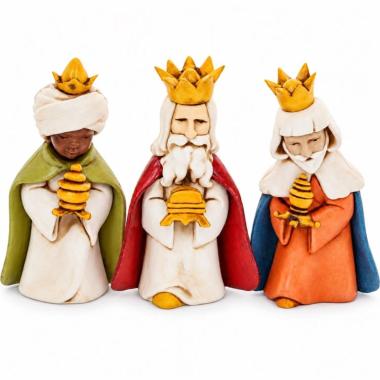 Statua 8 cm set 3 re magi child