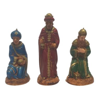 Statua Moranduzzo 10 cm re magi da pz Set 3 pz |_617