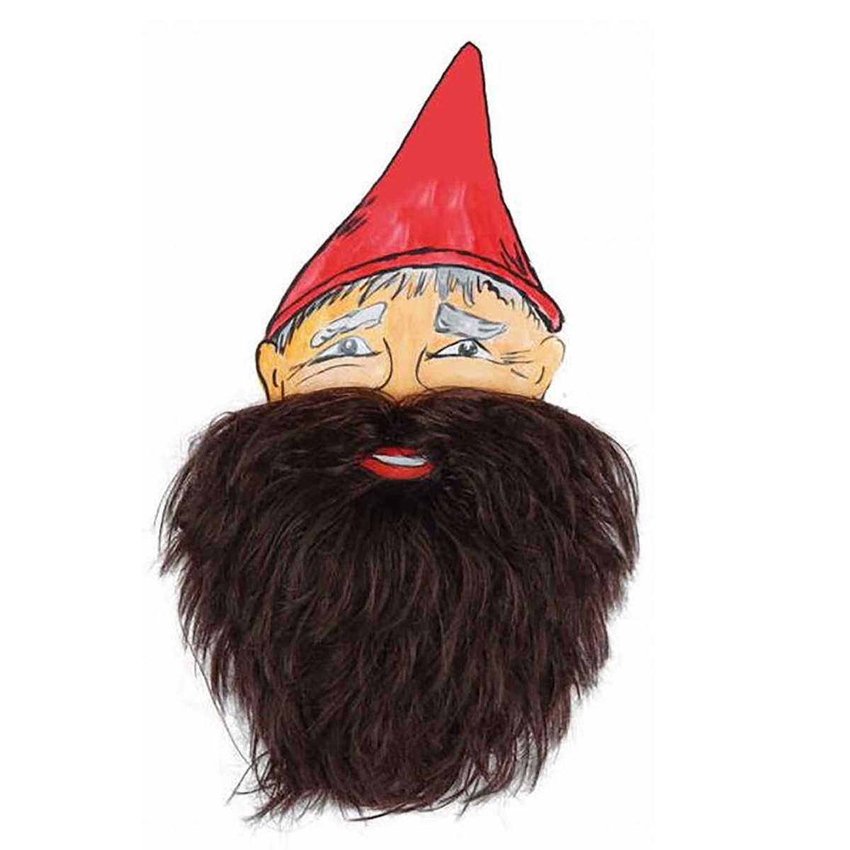 Barba Marrone con Baffi Liscia Folta |Orlob