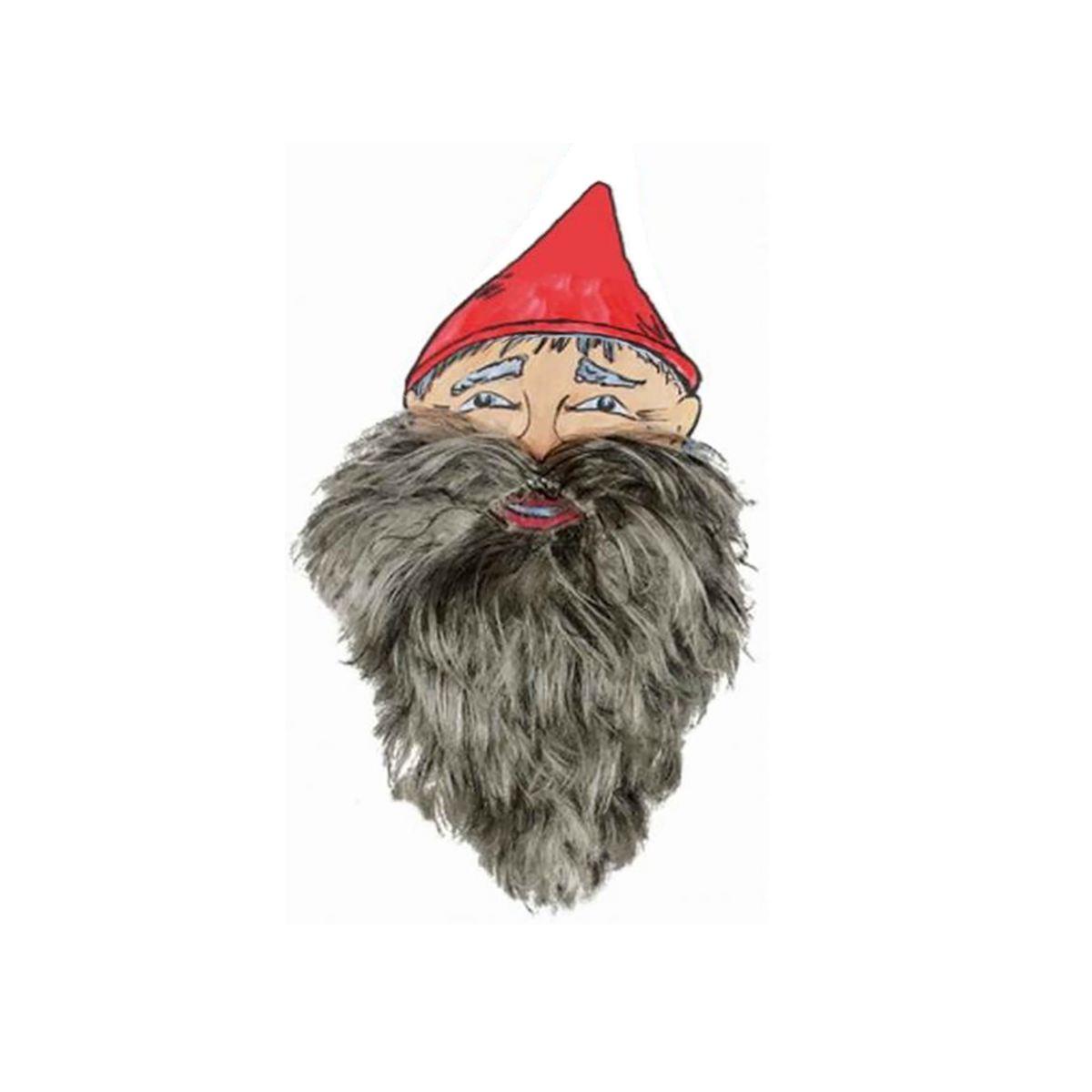 Barba Grigia con Baffi Liscia Folta |Orlob