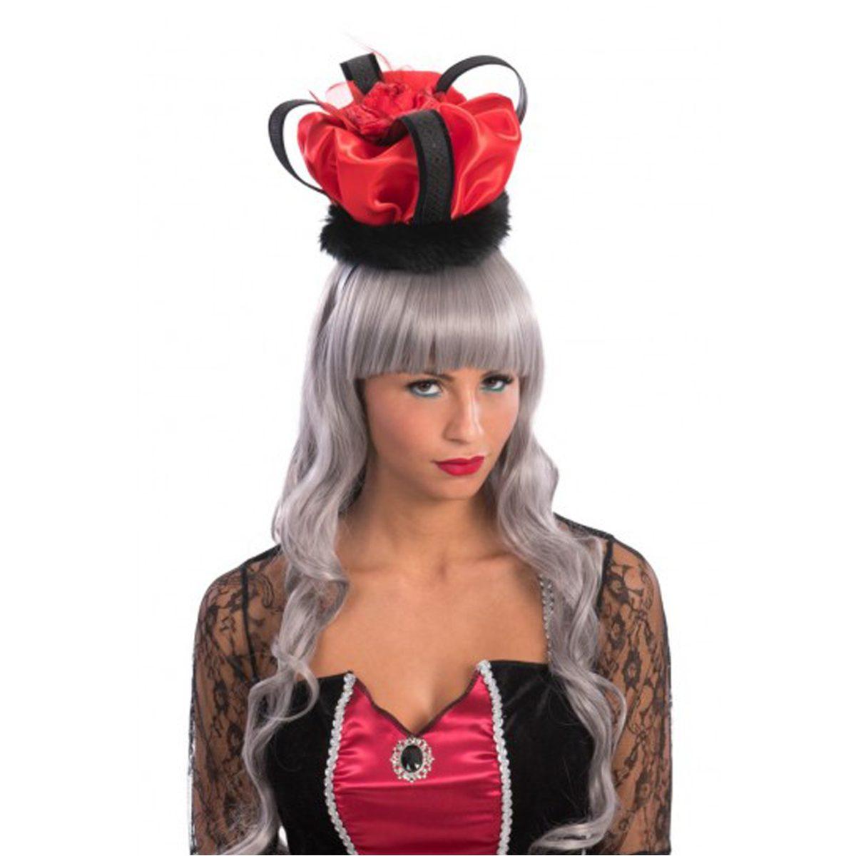 Corona Raso Rossa con Cerchietto |Carnival Toys