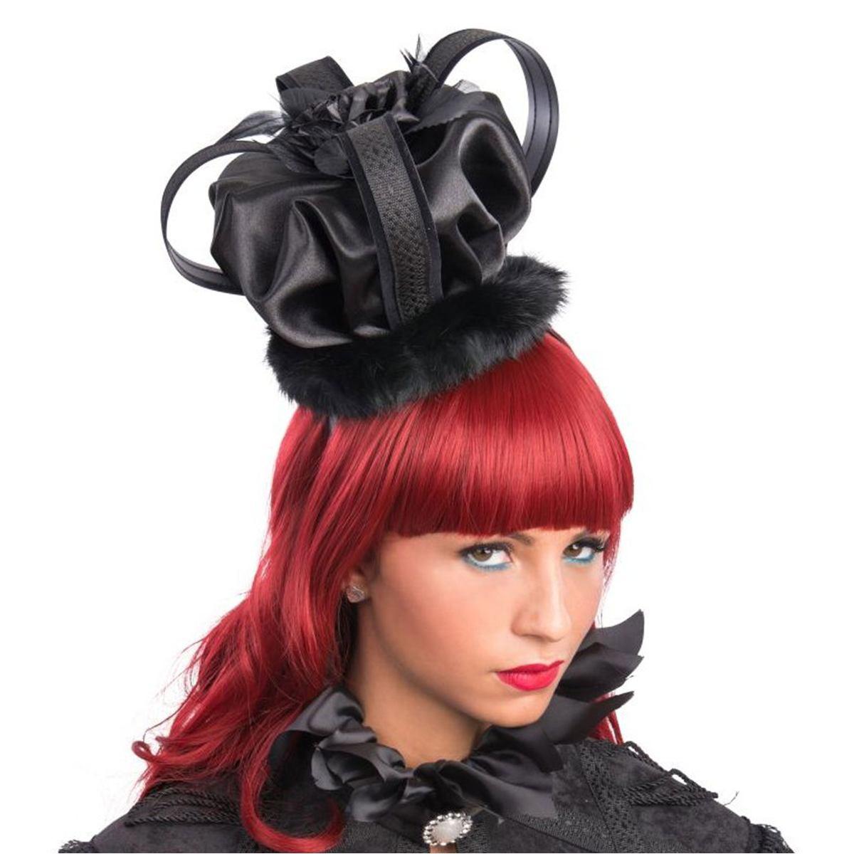 Corona Raso Nero con Cerchietto |Carnival Toys