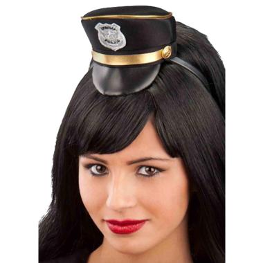 Cappello Mini Poliziotta Nero |Carnival Toys