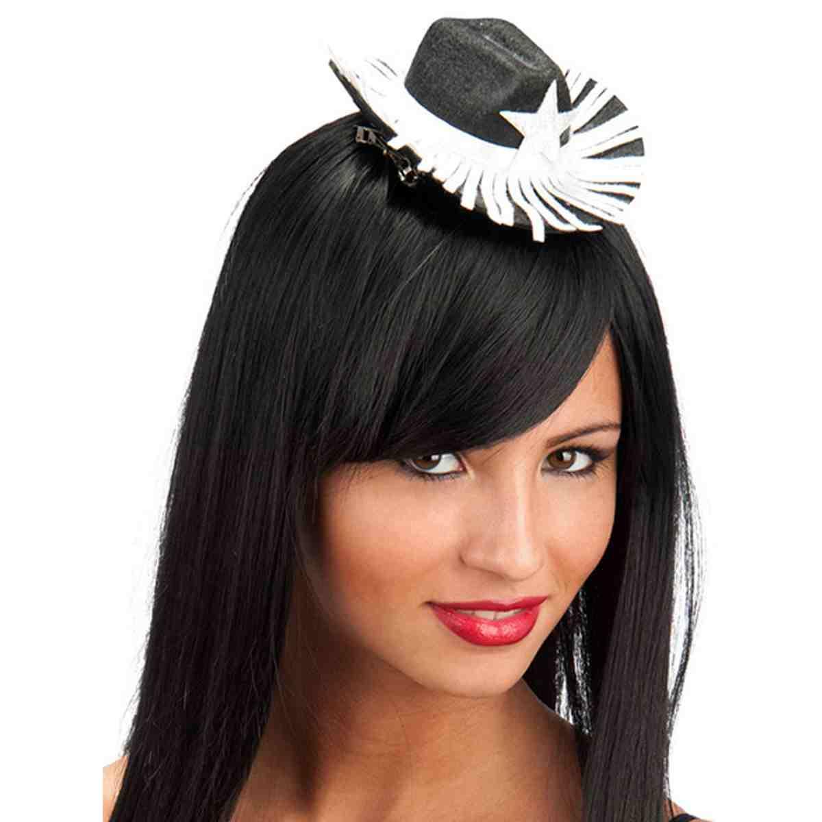 Cappello Mini Cowgirl Nero |Carnival Toys