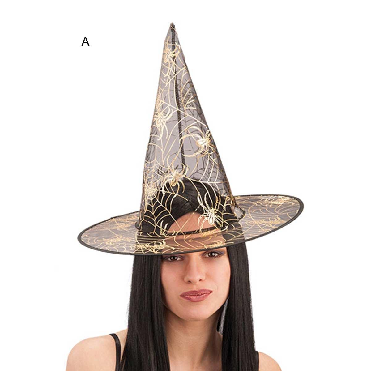 Cappello Strega Decorato 4 Modelli |Carnival Toys