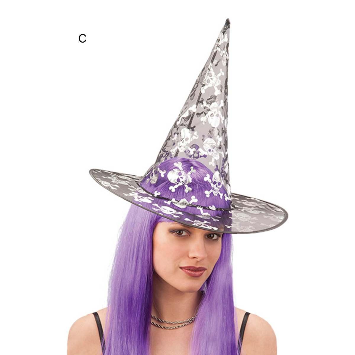 Cappello Strega Decorato 4 Modelli |Carnival Toys