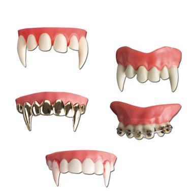 Denti Lusso Termoplastici 5 Modelli |Carnival Toys