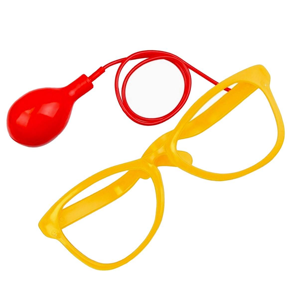 Occhiali Clown Spruzzo con Pompetta |Carnival Toys