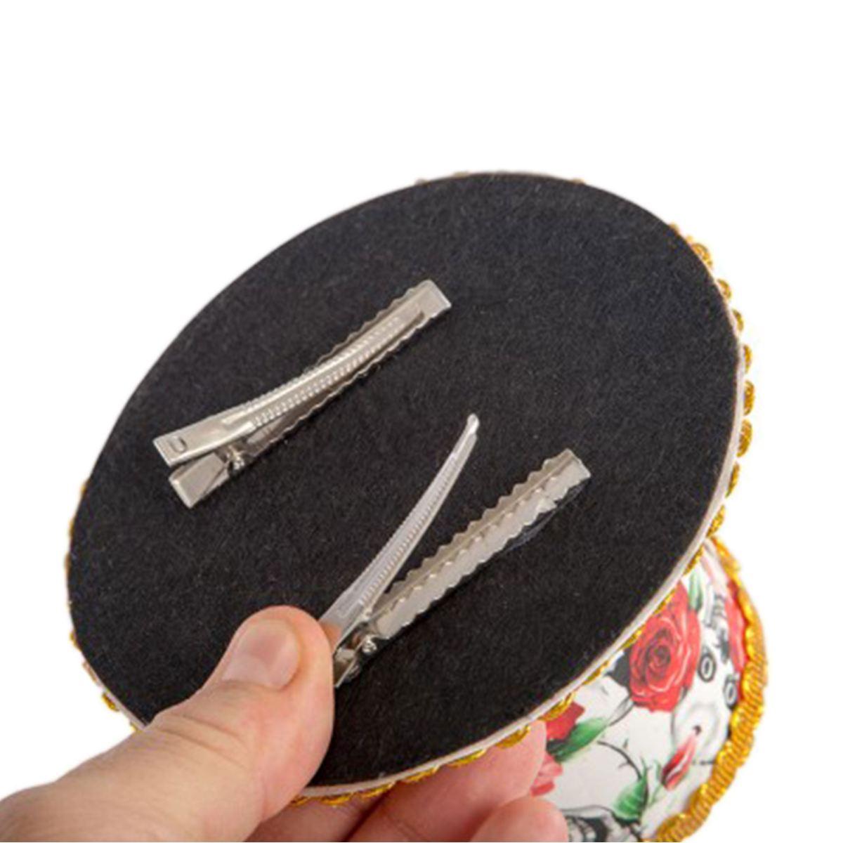 Cappello Cilindro Mini Teschi e Rose |Carnival Toys