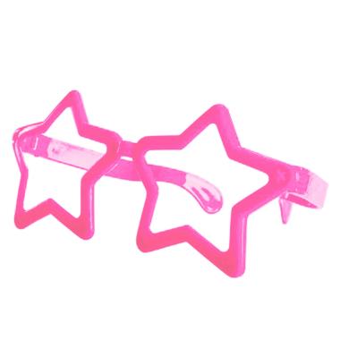 Occhiali Stella Maxi Rosa Senza Lenti |Carnival Toys