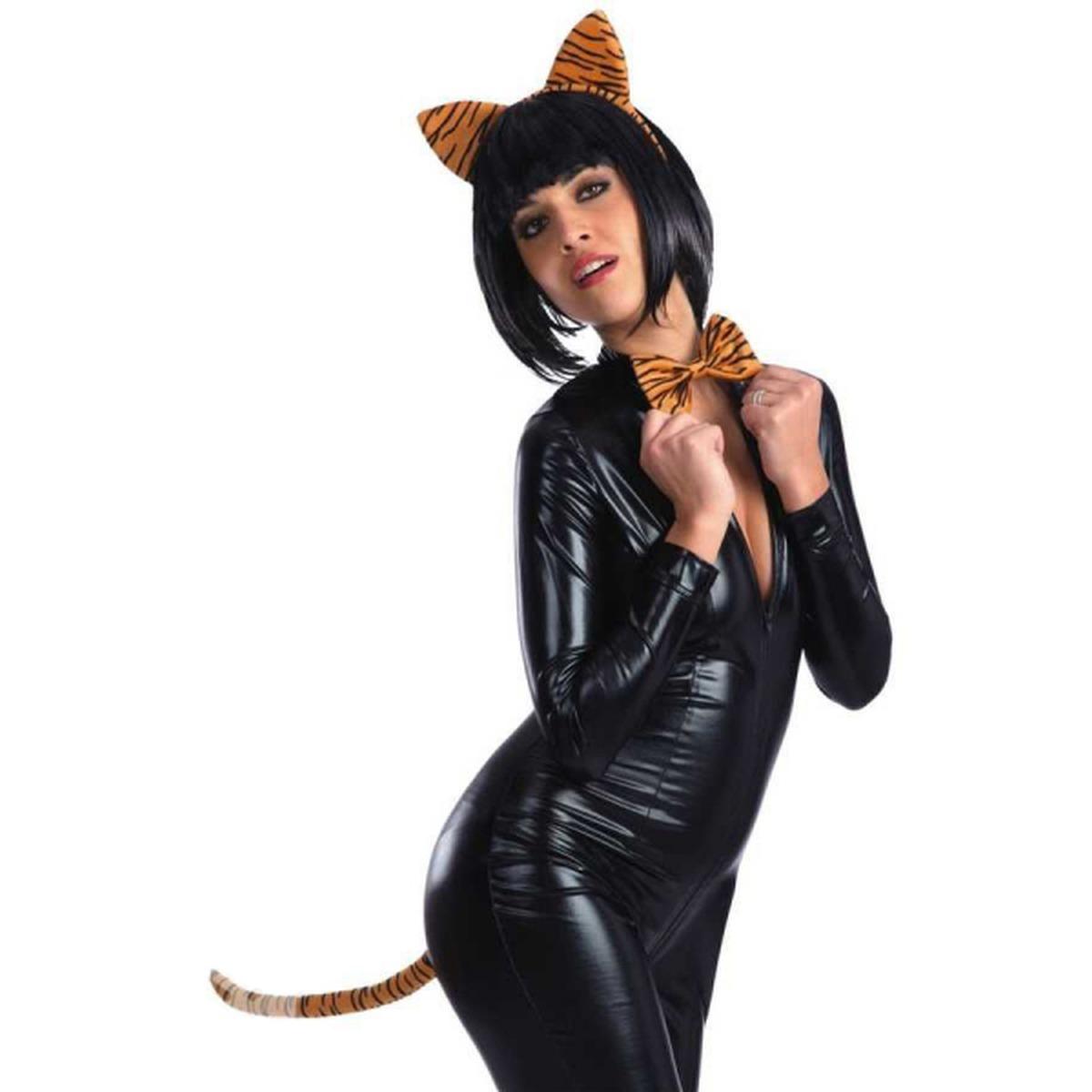 Tigre Cerchietto Capelli, Coda e Papillon |Carnival Toys