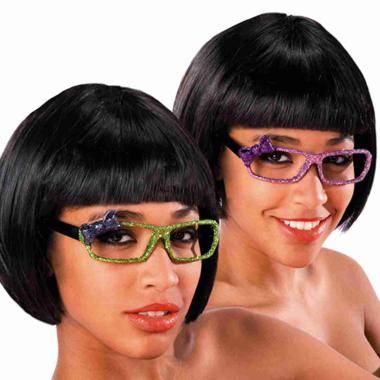 Occhiali Senza Lenti con Glitter |Carnival Toys