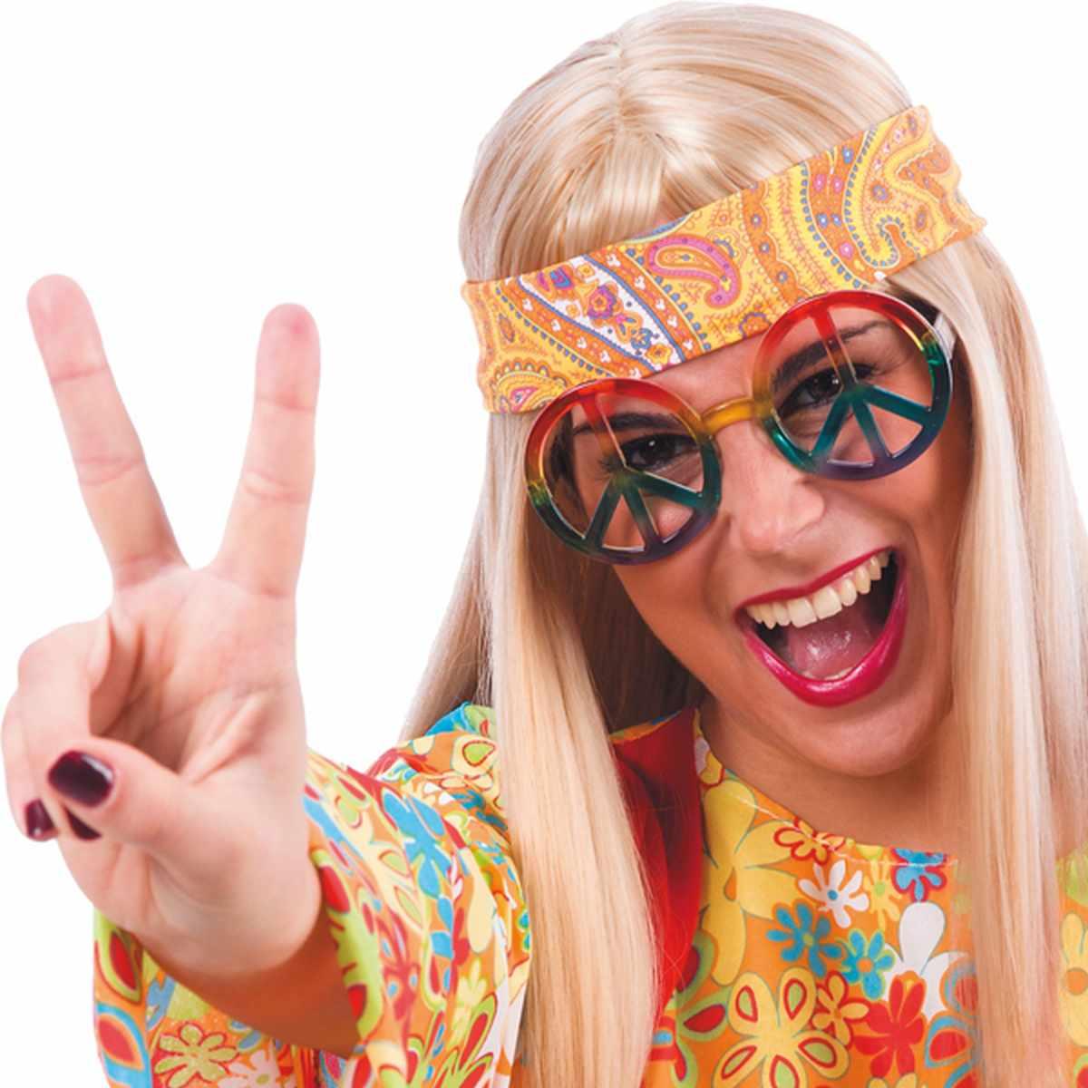 Occhiali Peace Love Multicolor |Carnival Toys