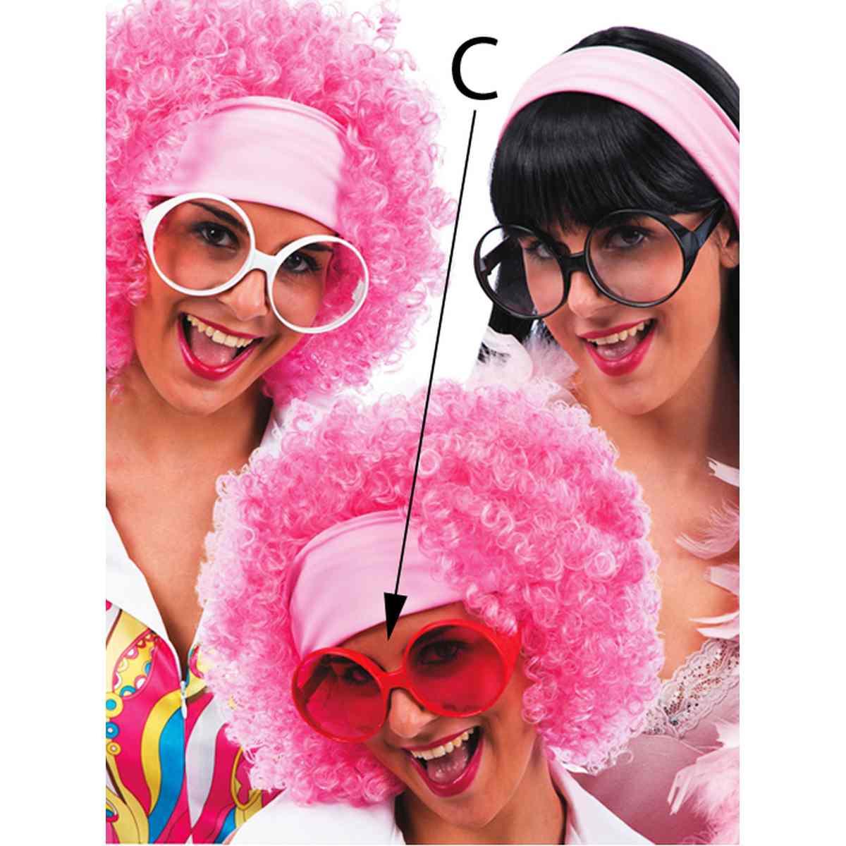 Occhiali Tondi Grandi Disponibili 3 Colori |Carnival Toys