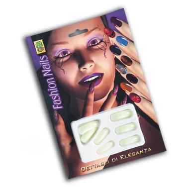 Unghie Adesive Fluo Al Buio Set pz.10 |Carnival Toys