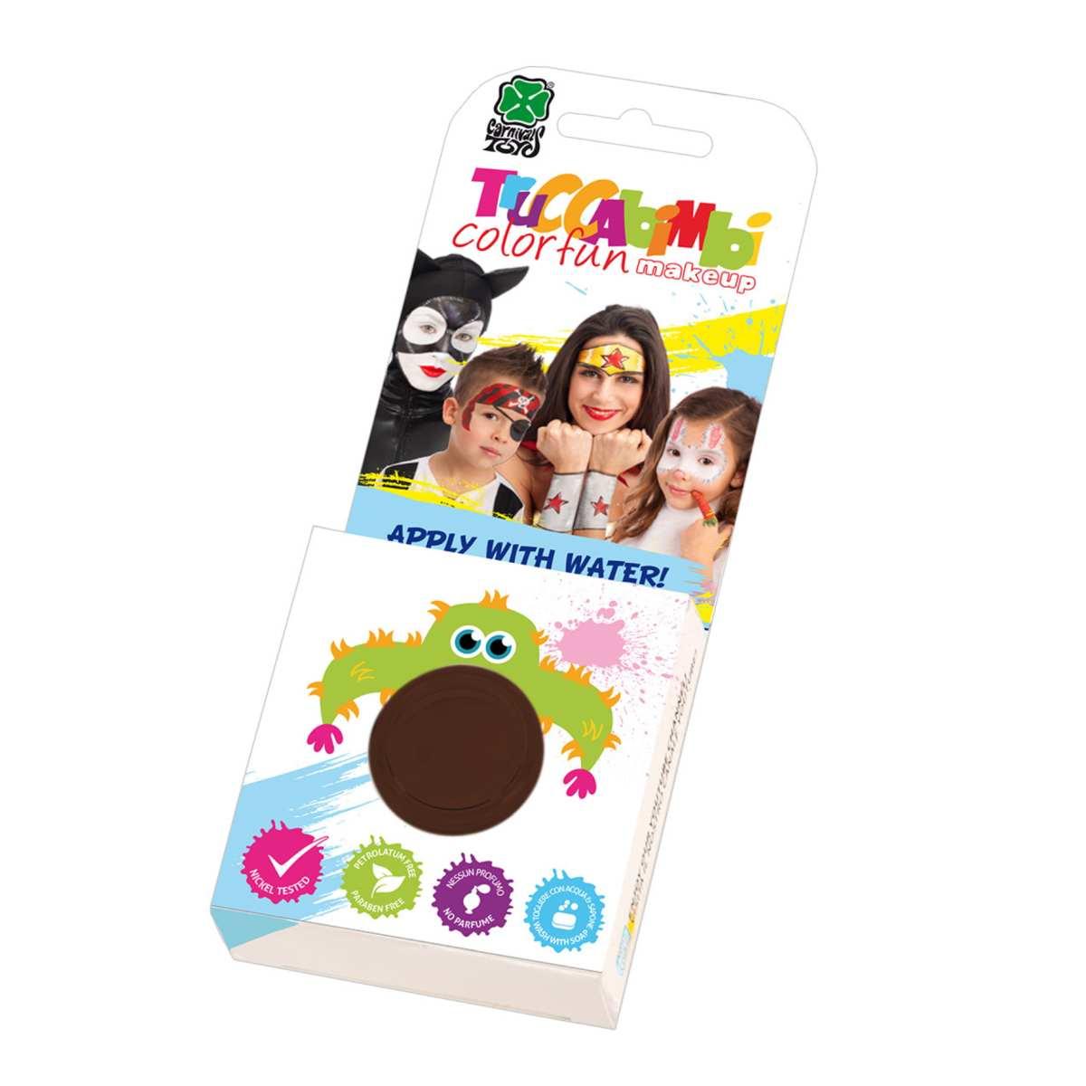 Trucco Vasetto Marrone gr.15 |Carnival Toys