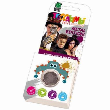 Trucco Crema Vasetto Argento Metalizzato |Carnival Toys