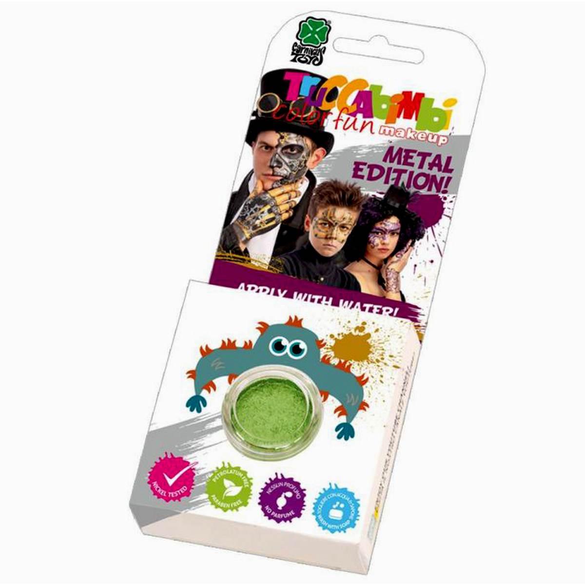Trucco Crema Vasetto Verde Metalizzato |Carnival Toys