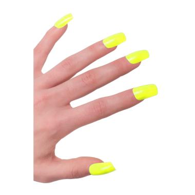 Unghie Adesive Giallo Fluo Set pz.12 |Carnival Toys