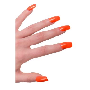 Unghie Adesive Arancione Fluo Set pz.12 |Carnival Toys