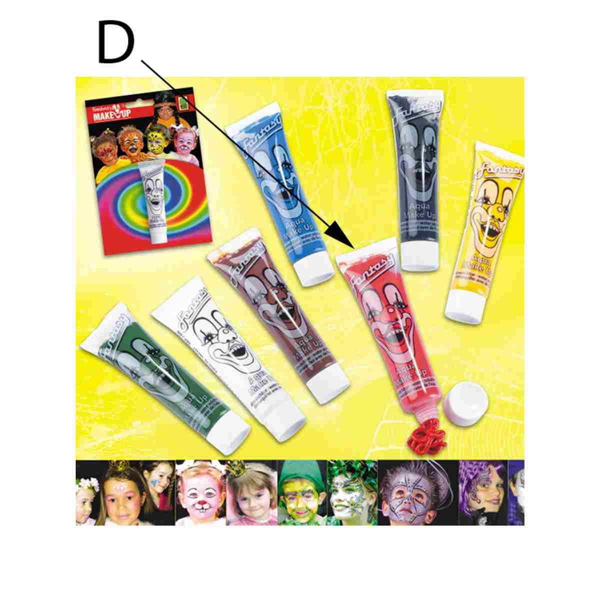 Trucco Crema Tubo Colori Assortiti ml.20 |Carnival Toys