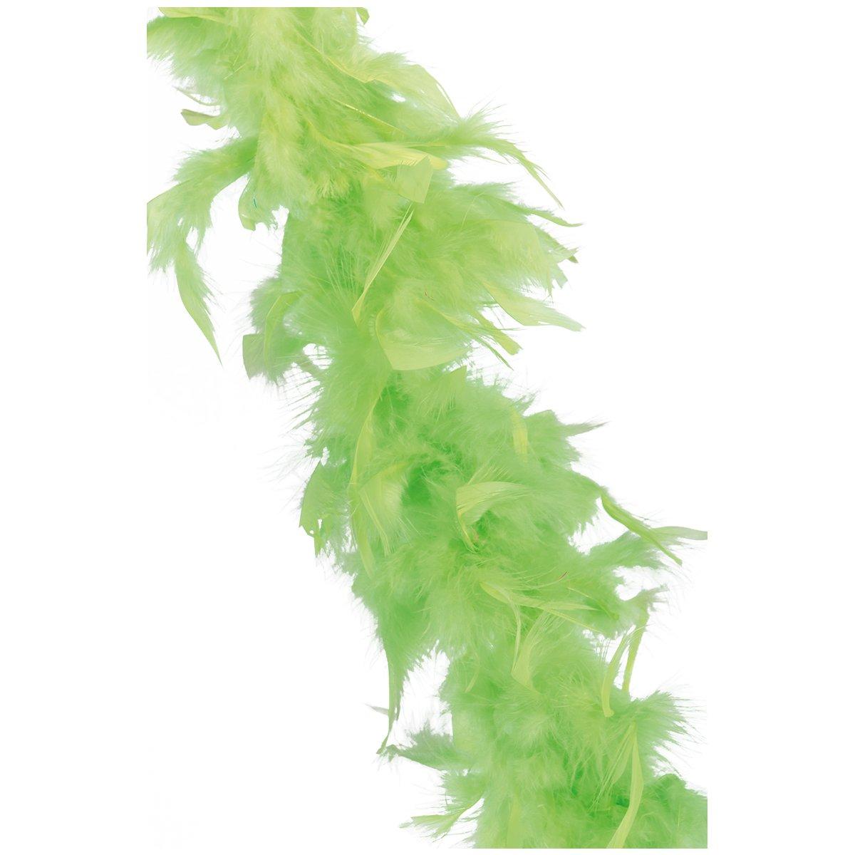 Boa di Piume cm.180 gr.40 Verde Fluo |Carnival Toys