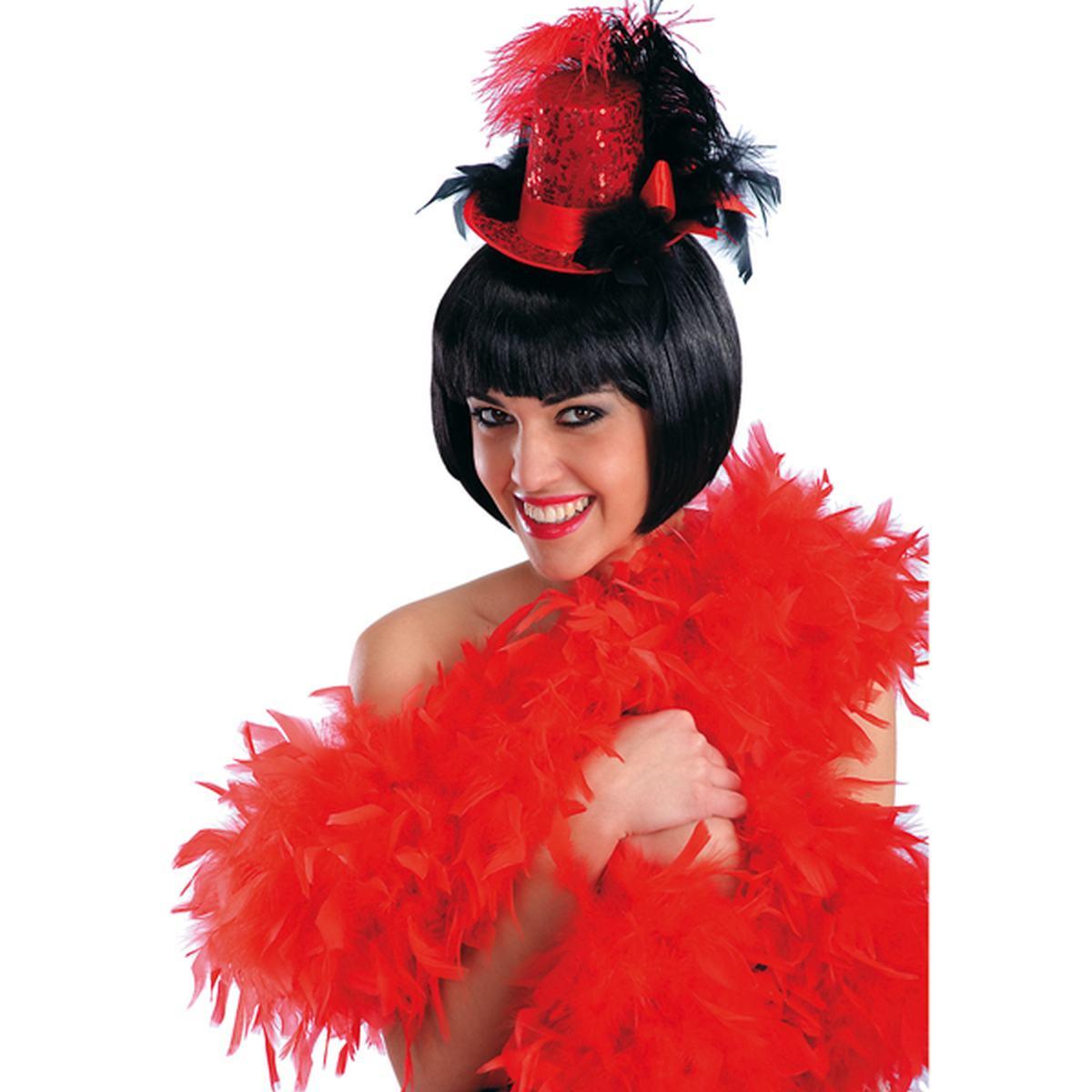 Boa di Piume Extra Lusso cm.180 gr.80 Rosso |Widmann