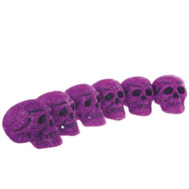 Teschio Viola con Glitter cm.10 |Carnival Toys