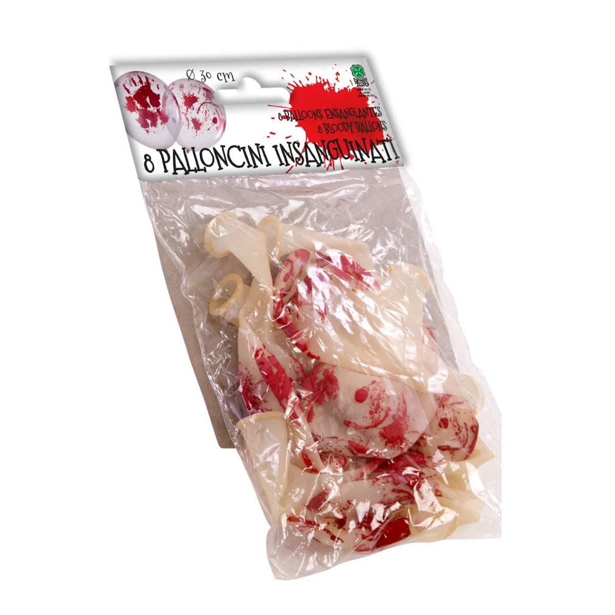 Palloncini cm.Ø30 Halloween Insanguinati Set pz.8 |Carnival Toys