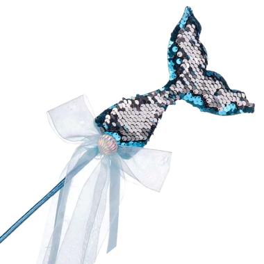 Bacchetta Sirena Paillettes Azzurra cm.40 |Carnival Toys